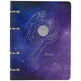 Тетрадь на кольцах в клетку Listoff, Space, 100 листов