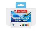 Краски акварельные 12цв "Art Creation" кюветы, к\к, подвес