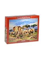 Пазлы 1000 C-103188 Слоны (68х47см) (коробка) (Castorland)