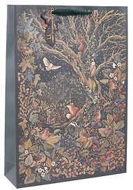 Пакет А3 46*33*10 "В лесу" НГ, бум.мат.ламинат