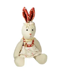 Игрушка декоративная Зайка в сарафане (34см) (777-002)