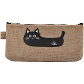 Пенал-косметичка "Black cat" ПВХ, ассорти - 0