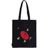 Сумка-шоппер "Аниме. Японский зонтик и бабочки", 40 х 32 см