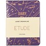 Ежедневник недатированный «Etude №2» А6, фиолетовый, 152 листа, экокожа, Listoff
