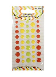 Эмалевые клеевые точки (7595) (45шт.) (Рукоделие) (3+) (упаковка)