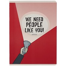 Тетрадь общая «We need. Дизайн 1», 60 листов в клетку, А4 - Listoff