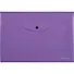 Папка-конверт А4 на кнопке "Matt Vivid" непрозр.пластик, фиолетовый, Erich Krause - 0