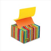 Блок бумаги 76*76 самоклеящийся Post-it 200л, "Мармелад", Z-сложение, вакуумн.держ., 3M