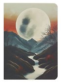 Записная книжка «Луна» А7, 30 листов в клетку, сшивка, Be positive - 0