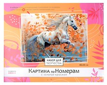 Картина-раскраска по номерам «Летящая Грация», 40 х 50 см, на подрамнике, Origami