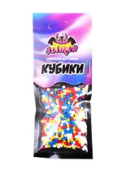 Наполнение для слайма Кубики  ТМ Slimer, пластик