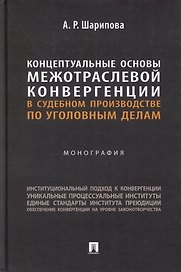 Концептуальные основы межотраслевой конвергенции в судебном производстве по уголовным делам: монография