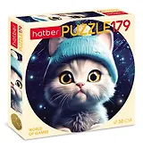 Пазл 179 элементов круглый "ЛапУшка в шапочке" d300мм