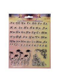 Штампы силиконовые Алфавит-4 (ST-07) (упаковка) (Рукоделие)