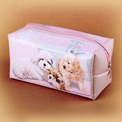Сумочка для косметики (нейлон, ПВХ) (17х7,5х10) (29456)