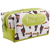 Косметичка на молнии Toucans (Туканы) (16х8) (ПВХ бокс)