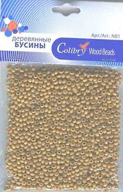 Деревянные бусины Colibry (NB1-09-C) (упаковка)