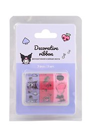 Лента клейкая декоративная 3шт Sanrio №2К