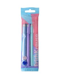 Набор шариковых ручек синих 0,7 мм, ULTRA-20 Stick Pastel, Erich Krause, 4 штуки