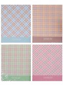 Тетрадь 160 листов клетка "Scottish tartan" на кольцах, сменный блок - 0
