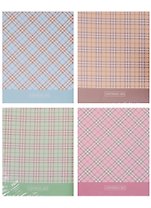 Тетрадь 160 листов клетка "Scottish tartan" на кольцах, сменный блок
