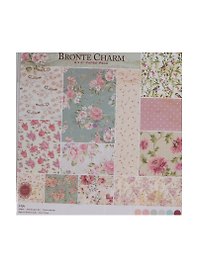 Бумага для скрапбукинга «Bronte Charm», 24 листа, 15,2х15,2 см