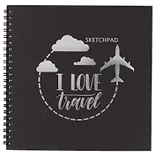 Скетчбук «Вокруг света», 19.5 х 19.5 см, 20 листов