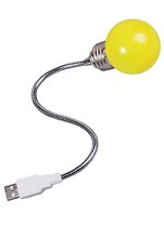 Лампа USB (22см) желтая