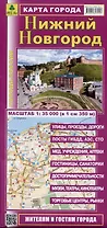 Нижний Новгород. Карта города