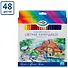 Карандаши цветные 48цв "Классические", грифель 3,3мм, метал.кор., Гамма - 1