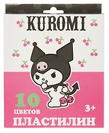 Пластилин 10 цветов 200г "Kuromi"