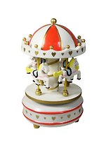 Фигурка Карусель с музыкальным механизмом (6657015) (17х11х11) (4 вида)