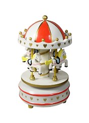 Фигурка Карусель с музыкальным механизмом (6657015) (17х11х11) (4 вида)