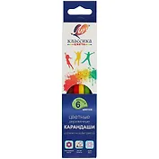Карандаши цветные Луч, "Классика", 6 цветов