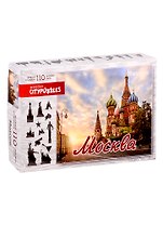 Пазл фигурный деревянный Citypuzzles. Москва