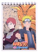 Блокнот А6 40 листов, клетка, "Naruto" евроспираль - 2