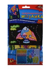 Аппликация из мягкого пластика А6 Рыбка (C2601-01) (набор д/творчества) (4+) (упаковка)