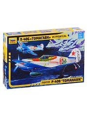 Сборная модель ЗВЕЗДА, Самолет, П-40Б, Томагавк, 1:72