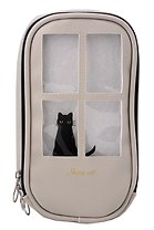 Пенал корпусный 2 отделения "The cat in the window"