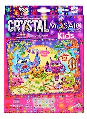 Набор для творчества ДАНКО-ТОЙС Crystal Mosaic Kids Совы