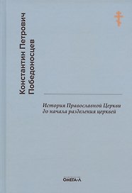 История Православной Церкви до начала разделения церквей (репринтное издание)