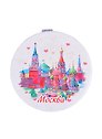 Зеркало мягкое Москва Кремль 70мм (320-20)