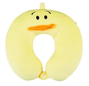 Подушка на шею с кнопкой «Утка», (30х30 см)