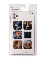 3D стикеры "Котики картины" Bookvalno