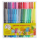 Фломастеры Рисовашка, 30 цветов