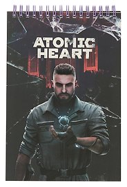 Творческий блокнот cо стикерами «Atomic Heart. Майор Нечаев», A5