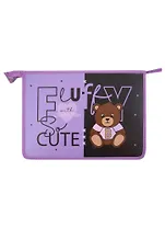 Папка для тетрадей "Мой мишка", молния, А4