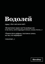 Тетрадь в клетку "SlovoDna. Водолей (Эксклюзив)", 48 листов