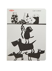 Тетрадь общая «Cat story», 60 листов в клетку, А4, в ассортименте - Marker Arte