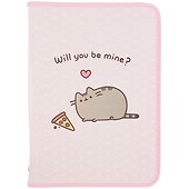 Папка для тетрадей «Pusheen» А4, пластик, на молнии с трёх сторон, Academy Style - 0